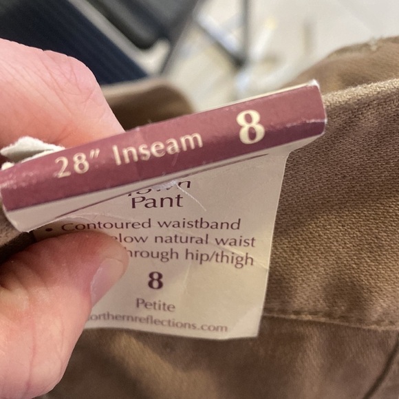 NWT Northern Reflections Town Tan Pants - Picture 16 of 16